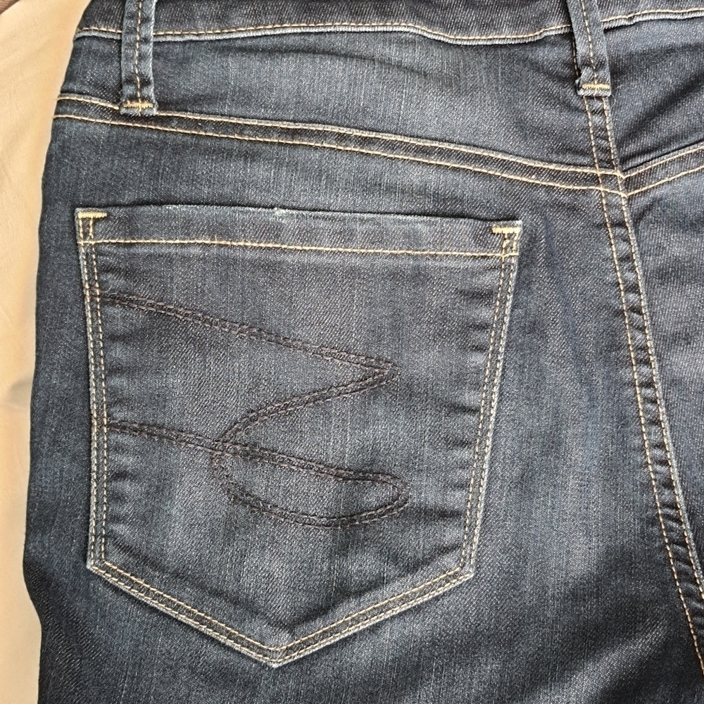 SEVEN7 Jeans High Waisted Womens 6 Slim Straight Blue Denim - Picture 6 of 16